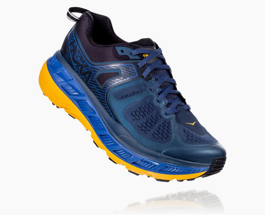 Tenis Trail Hoka One One Masculino Azul Marinho - Stinson Atr 5 - 925-CZVDJX